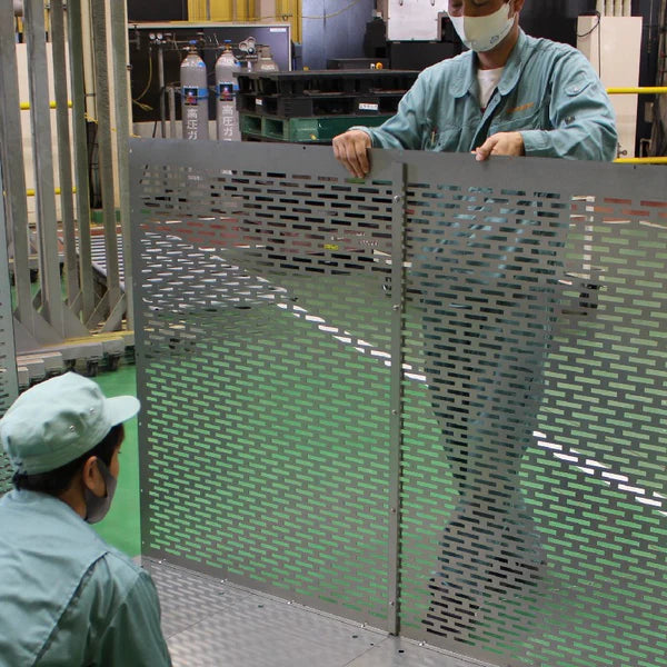 Steel garbage station IZAKI (capacity approx. 1710ℓ, 45L garbage bags approx. 38 bags)