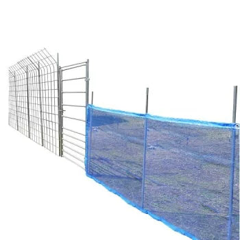 Prefabricated steel pipe door set for protective fences and nets