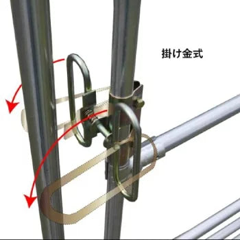 Prefabricated steel pipe door set for protective fences and nets