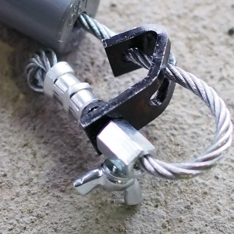 Aluminum clamp (sleeve oval)