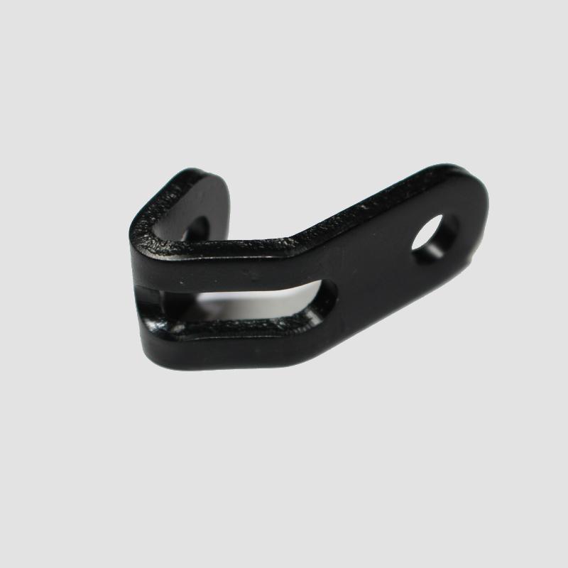 Fall-off prevention metal fittings for leg tie traps (tie metal fittings)