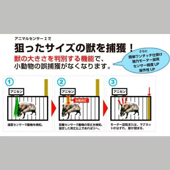 To increase the capture rate of box traps! Animal sensor 2