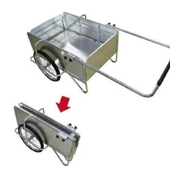 Puncture-free tires Assembly type aluminum cart