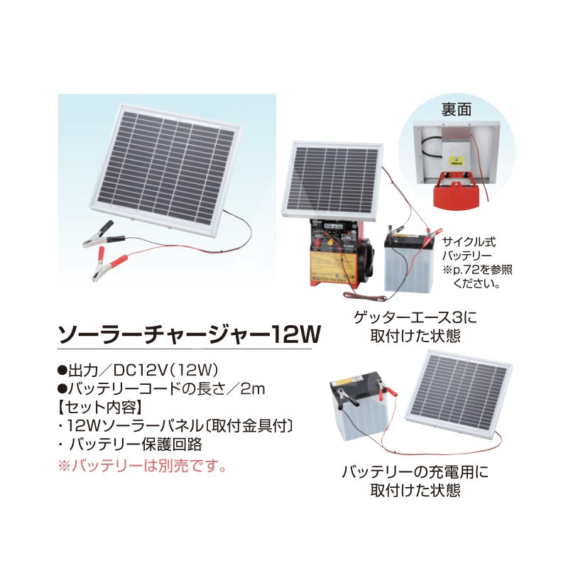 4560171678201 ソーラーチャージャー12W 末松電子製作所
