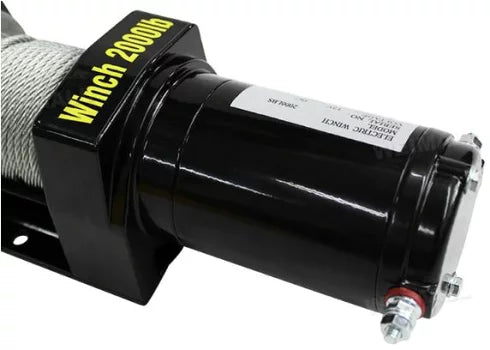 Electric winch 12V 2000LBS(907kg) Magnet motor type