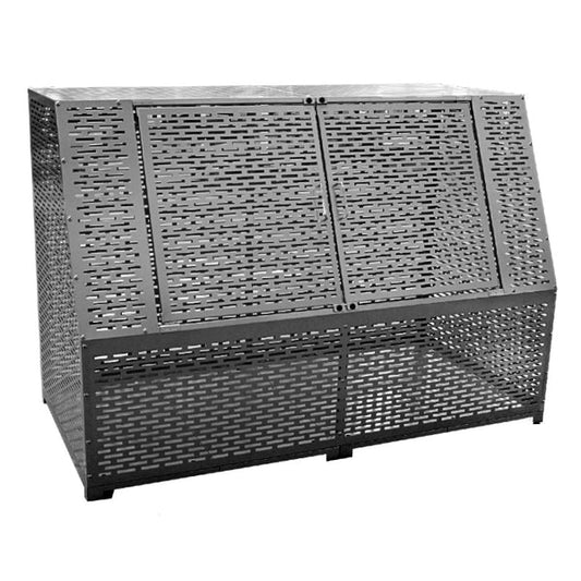 Steel garbage station IZAKI (capacity approx. 1710ℓ, 45L garbage bags approx. 38 bags)