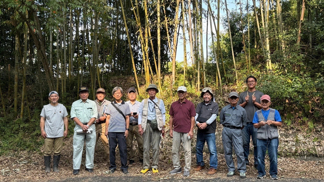 鹿児島県より「イノホイの森」の視察に来られました。