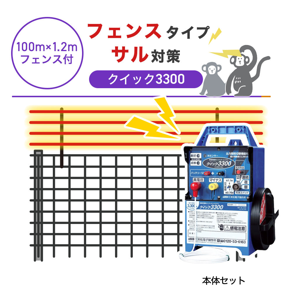 Nishiden electric fence NSD-5 (main unit set only)