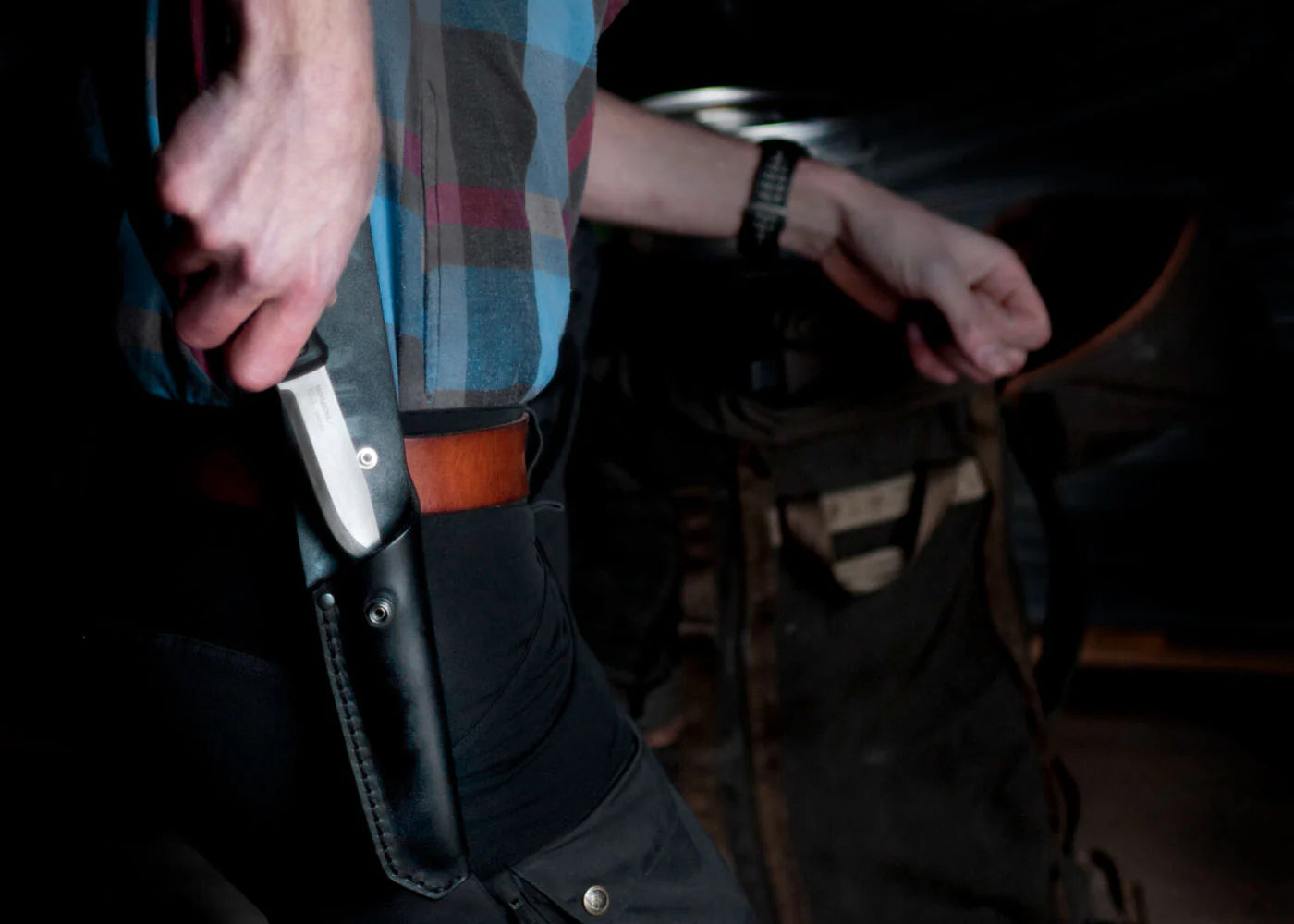 モーラナイフ ガーバーグ レザーシース (S) / MORAKNIV GARBERG LEATHER SHEATH (S)