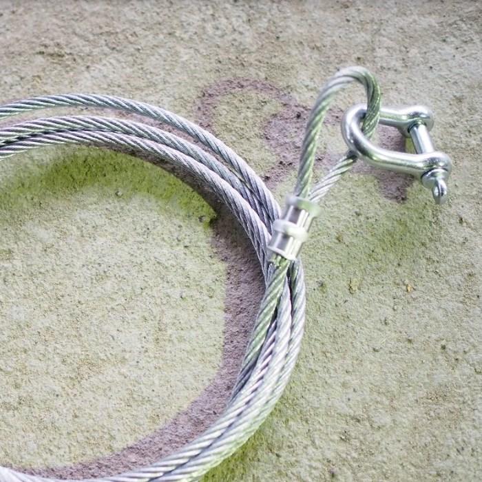 Aluminum clamp (sleeve oval)
