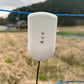電気柵の通電状況が一目で確認可能。フェンス・フラッシュ３（電気柵安全表示灯）
