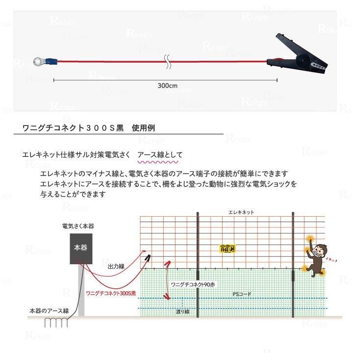 4541175512784 ワニグチコネクト300S黒 タイガー