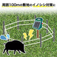 Electric Fence Bojukun Solar 600 Easy 100m Set (2 Tiers) Next Agri