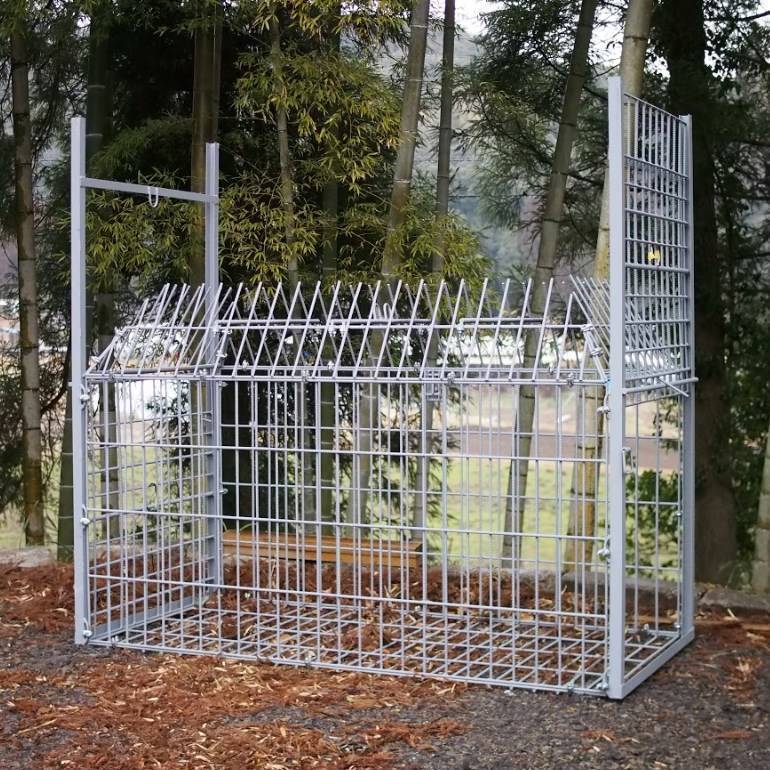 Enclosure trap for wild boar and deer