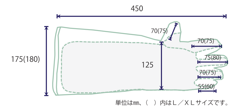 捕獲作業用 プロテクショングローブ(動物捕獲用手袋)