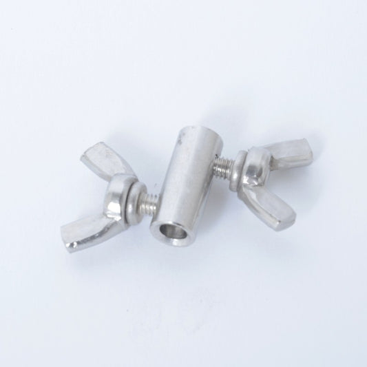 Butterfly screw stopper (double round stainless steel)